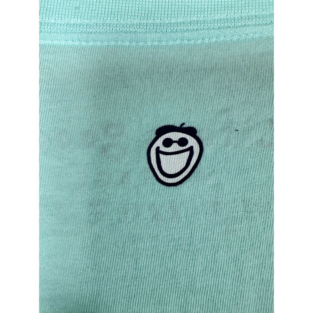 Life is Good Vintage T Shirt Womens‎ XXXL 3XL Aqua Blue Dancing Dogs Music Tee - Picture 6 of 12